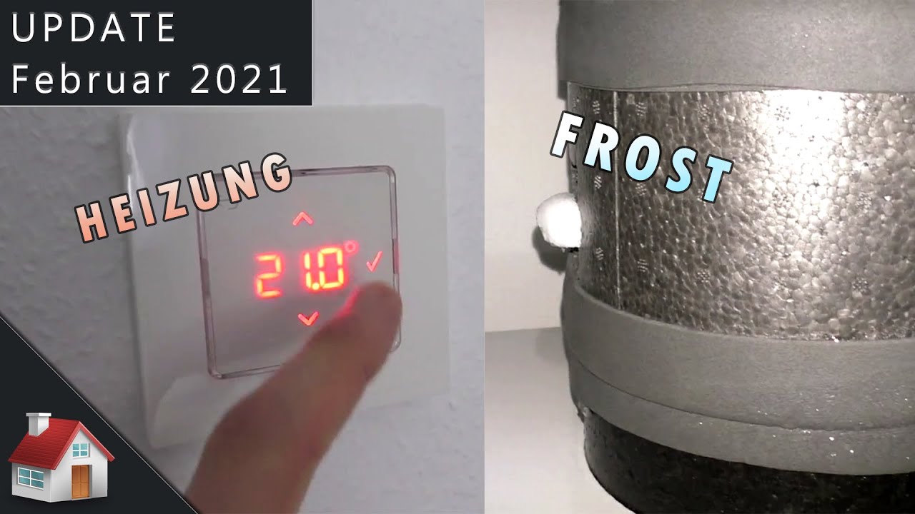 [Häusle] Update Feb 2021 - Heizung/Lüftung & die Kälte 🏡 Hausbau und Drumherum mit SchwörerHaus