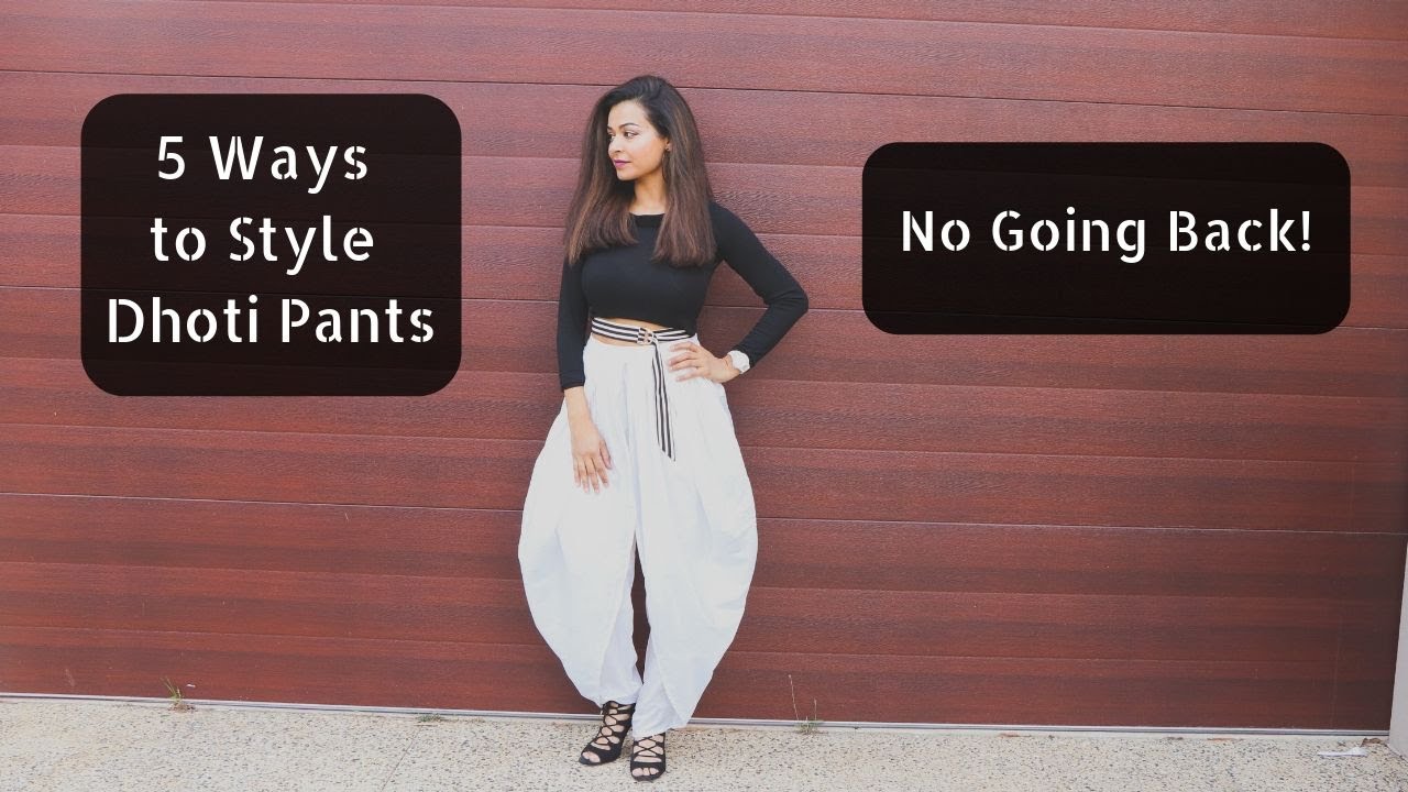 Different Ways to Style Dhoti Pants| gulz_Beauty