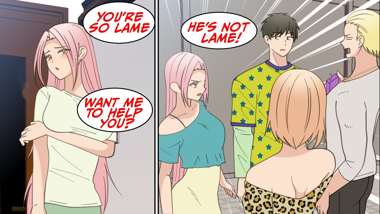 My friend's sister always made fun of me for being lame… But then… [Manga Dub]