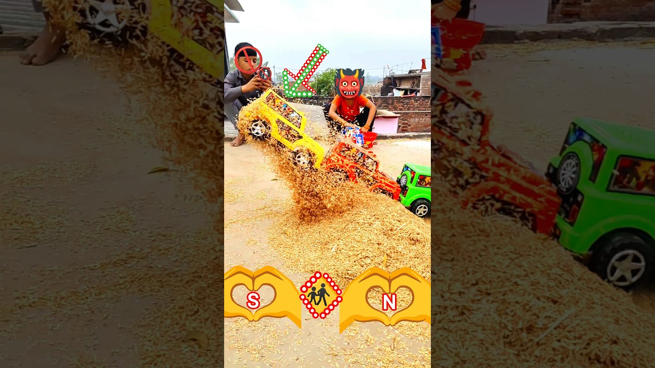 Mini Thar Big Jump Challenge 🚗🔥#trending #automobile #toys #shorts #funny #thar #jump #stunt #reels