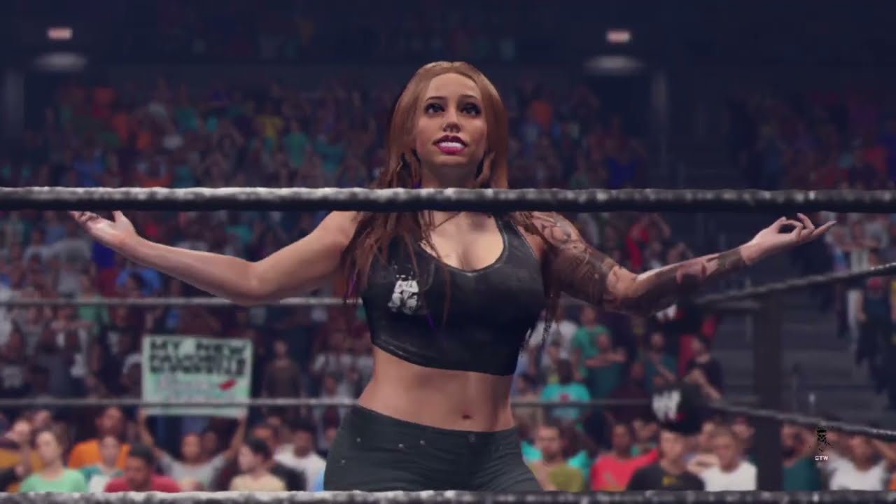 STW universe Kiana James vs Victoria Mone vs Amber wwe women's united states Championship 