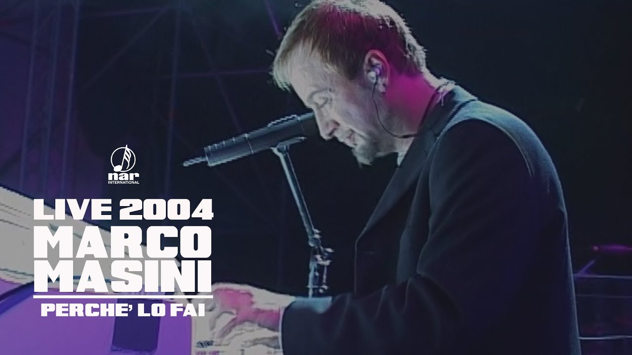 Marco Masini - Perch&eacute; Lo Fai (Official video Live 2004)