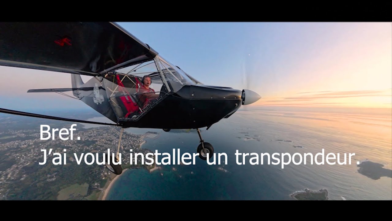 Bref. J'ai installé un transpondeur. Installation transpondeur sur ULM Guépy.
