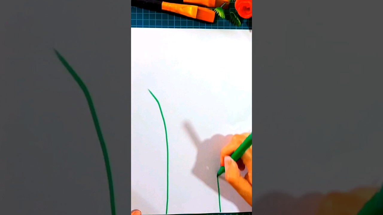 super beautiful flower painting with sponge #spongeart#easypainting #painting #shorts #youtubeshorts