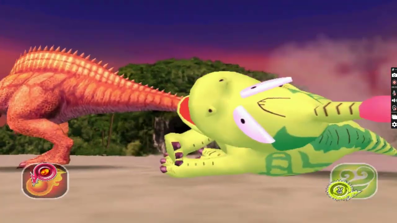 Dinosaur King Tournament 3 Round 2 Dinofanz Vs Sceptile Knight