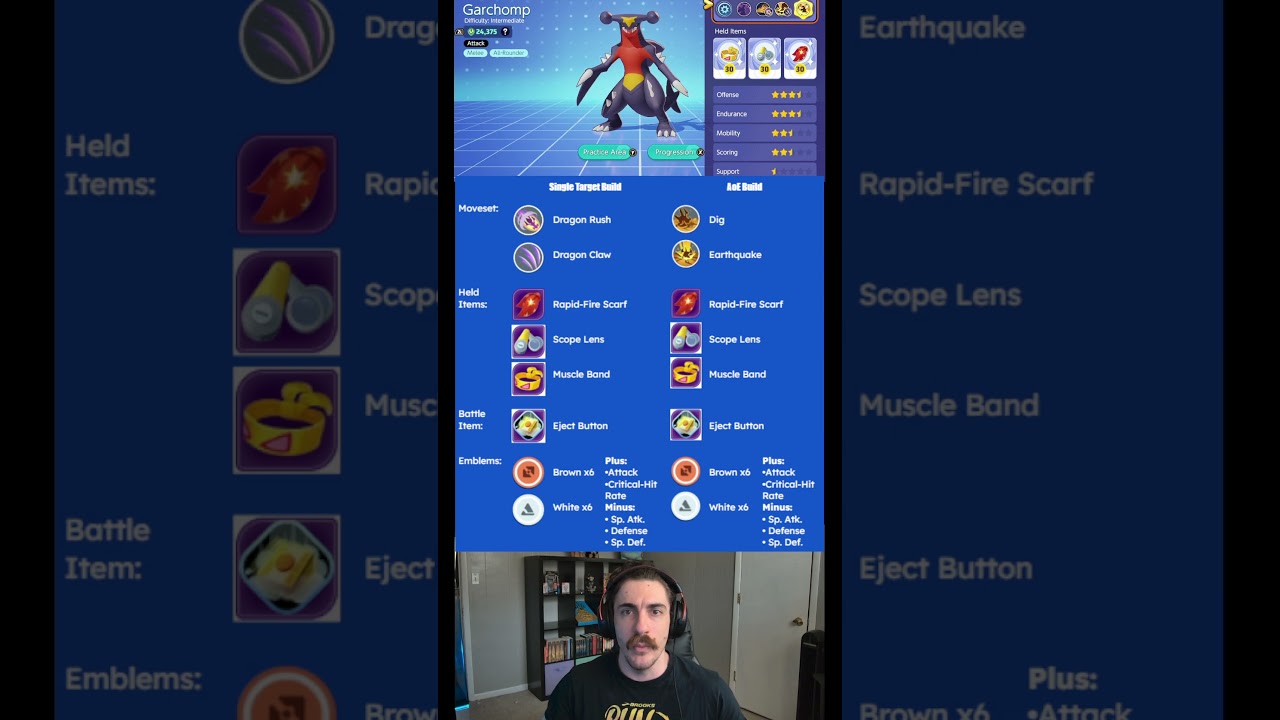 The BEST Ranked Garchomp Build in Pokemon Unite!