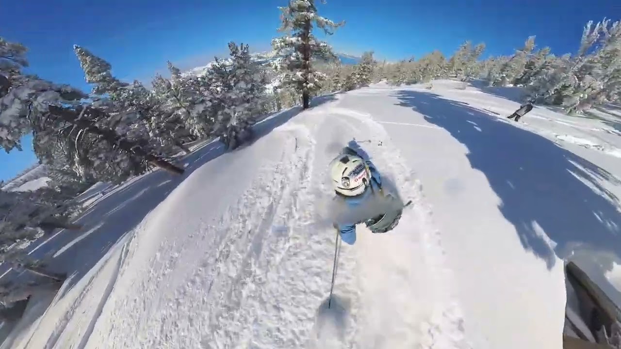 Heavenly powder day on Pinnacles 2026 with my 10 year old!