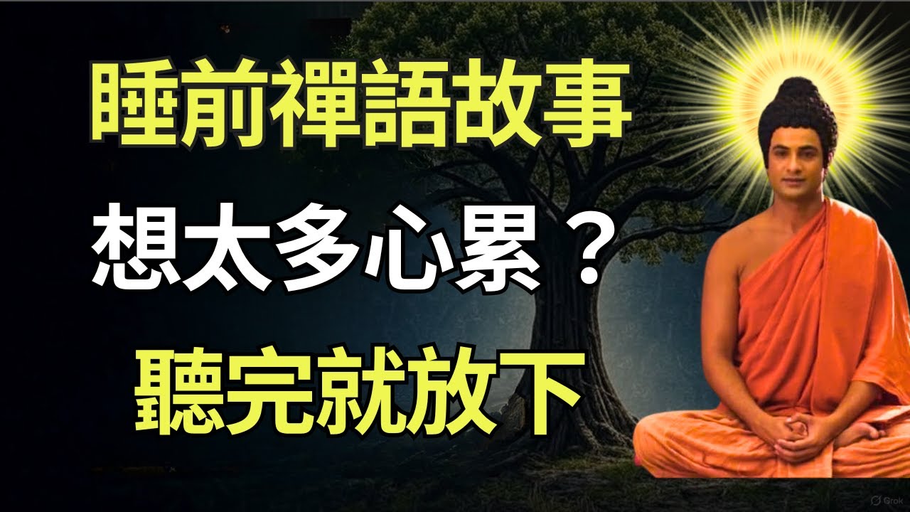 【睡前禪語故事】想太多讓你心累嗎？佛陀的8個智慧，聽完就放下，一夜好眠。#佛教智慧 #佛教 #禪心之道 #佛家 #佛學 #佛法 #佛陀 #佛學智慧 #buddha #放下