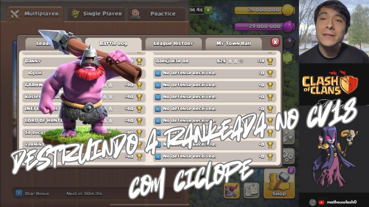 GUIA DEFINITIVO DE COMO ATACAR DE CICLOPE NO CV18