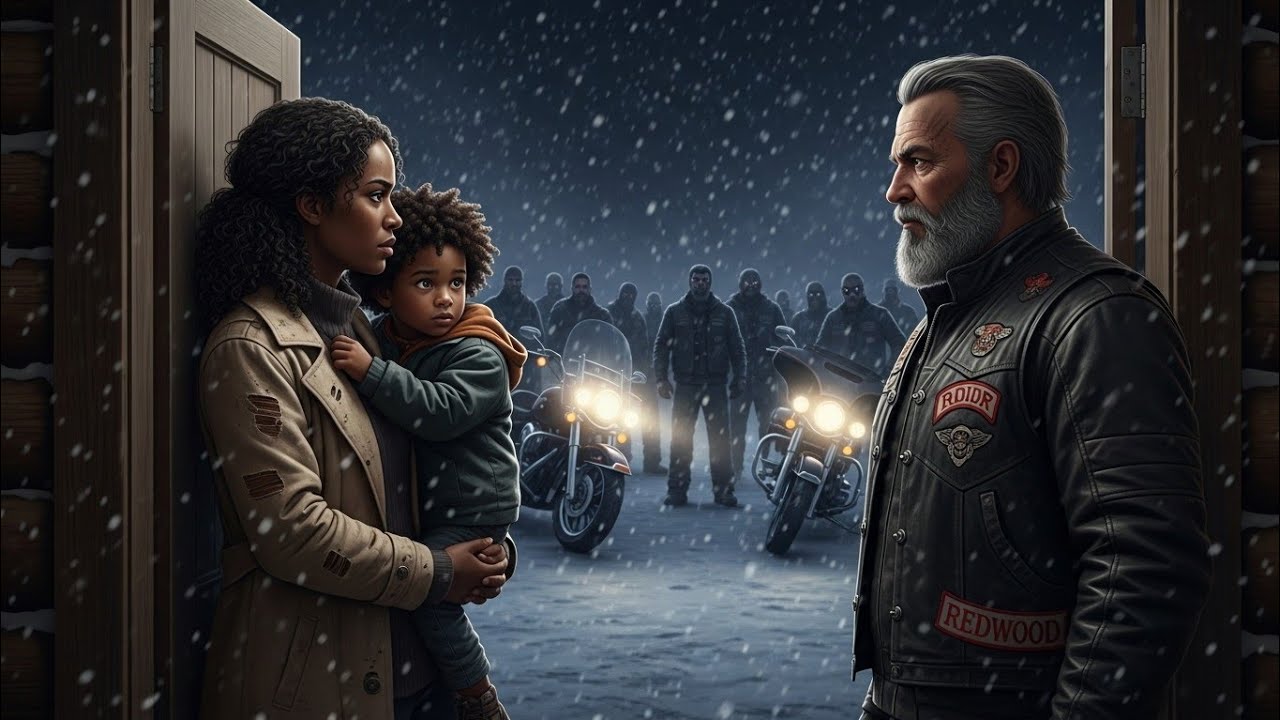 She Sheltered 25 Freezing Bikers — The Next Morning 1,500 Hells Angels Arrived at Her Door