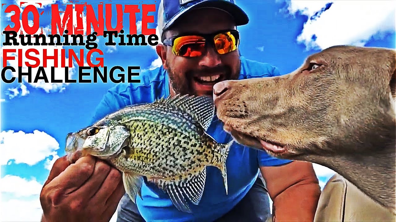 30 Minute Fishing Challenge | Running Time (3 Species Caught!)