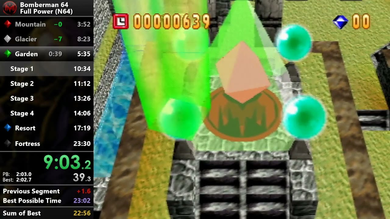 Bomberman 64 - Full Power Speedrun - 23:23