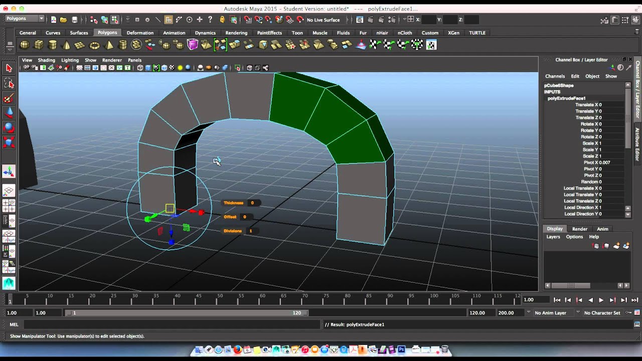 Maya 2015 Game Environment Modelling 02- Archway opening