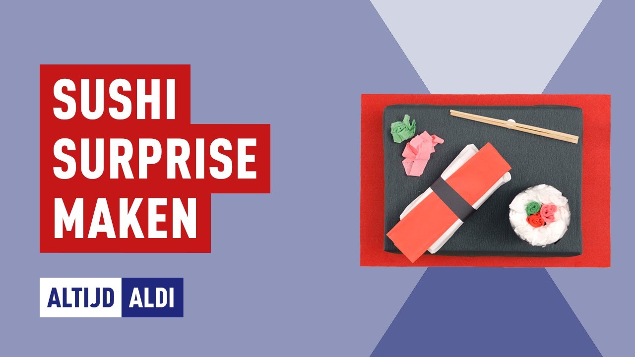 Zo maak je een sushi surprise voor Sinterklaas | Altijd ALDI