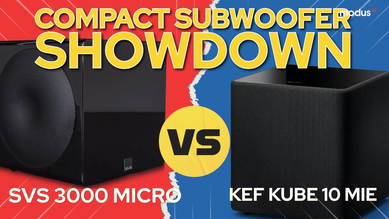 Small But Mighty: KEF Kube 10 MIE vs SVS 3000 Micro | Compact Subwoofer Showdown!