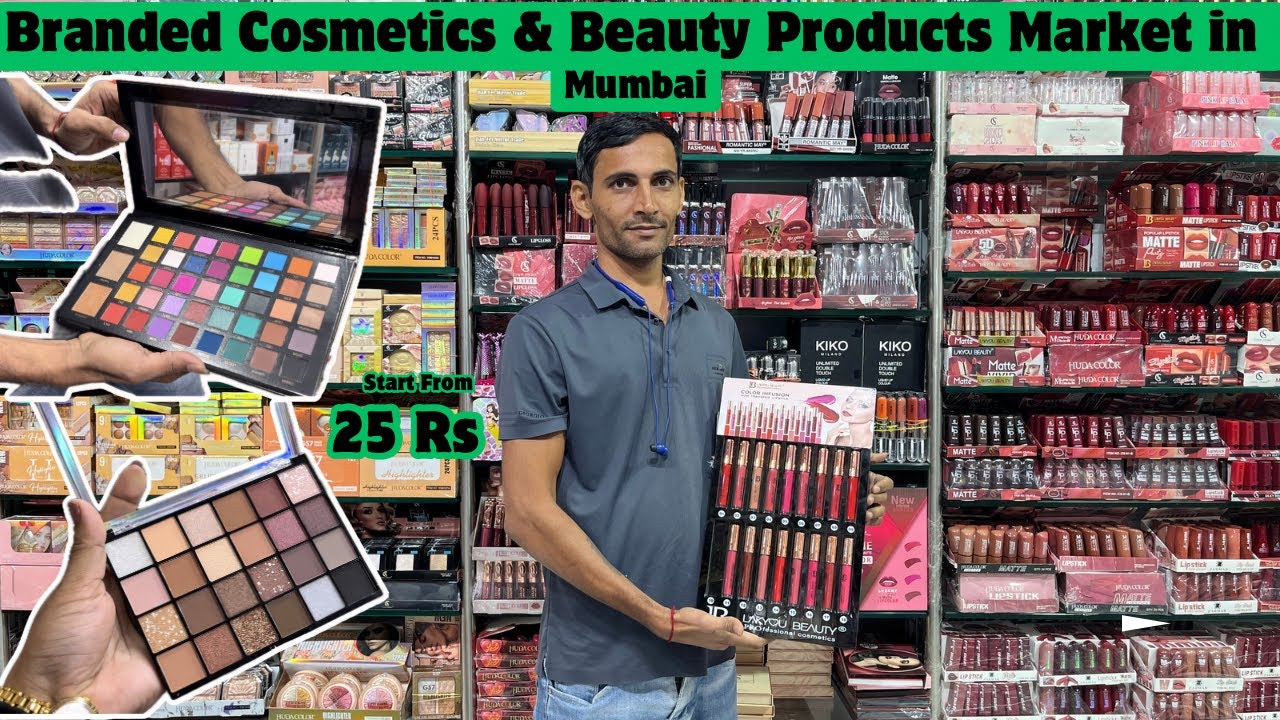 Cosmetic & Beauty Products wholesale Market Mumbai Branded Cosmetics at Cheap Price Crawford Market