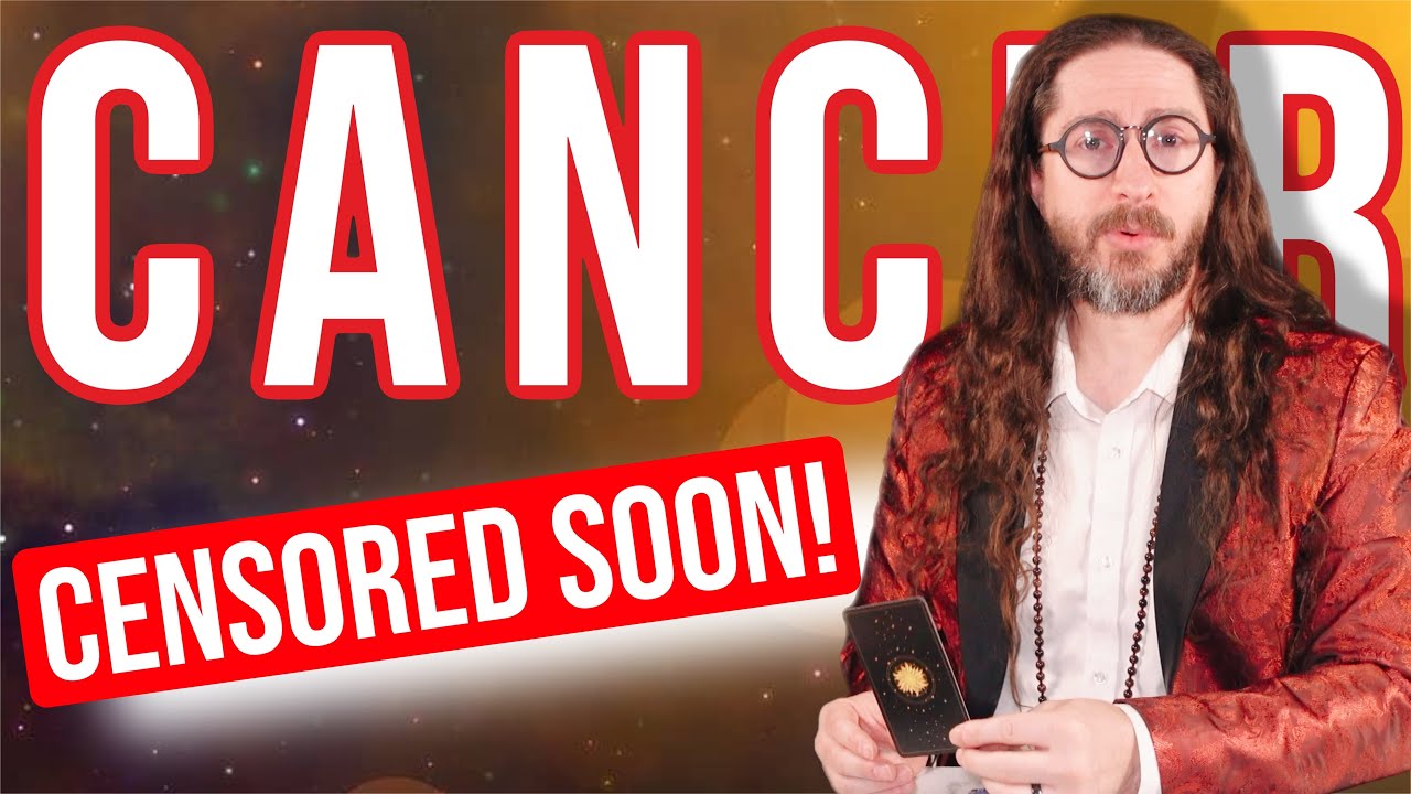 CANCER - THEY DON'T WANT YOU TO SEE THIS! WATCH NOW! (tarot reading asmr)
