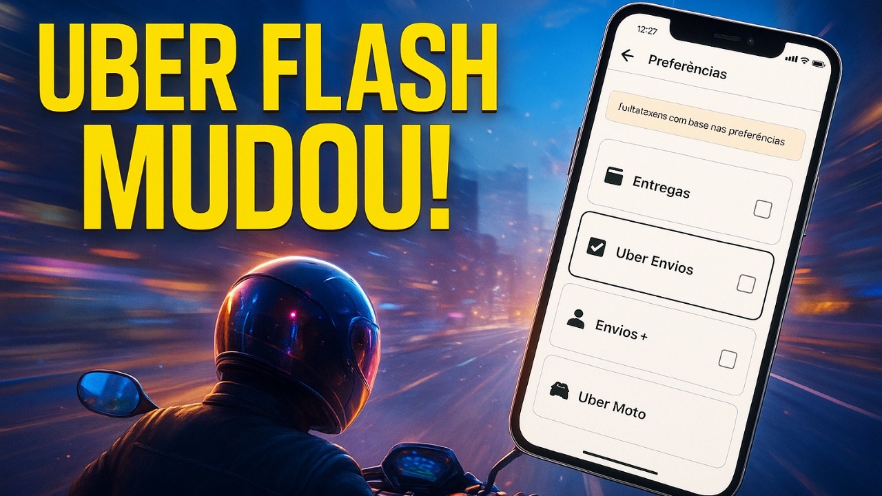 🚨Uber Flash virou Uber Envios: o que MUDA de verdade agora?🫢