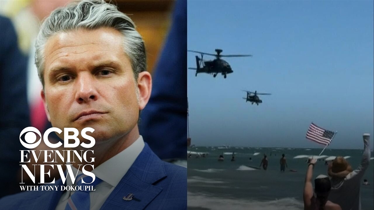 Pete Hegseth lifts Apache helicopter pilots' suspension for low flyover