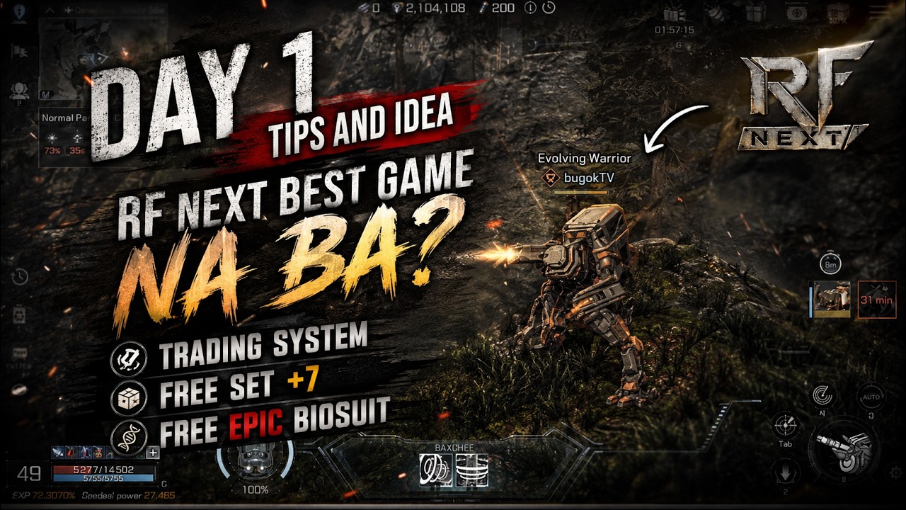 RF NEXT ONLINE - DAY 1 TIPS AND IDEA BAGO MAG START