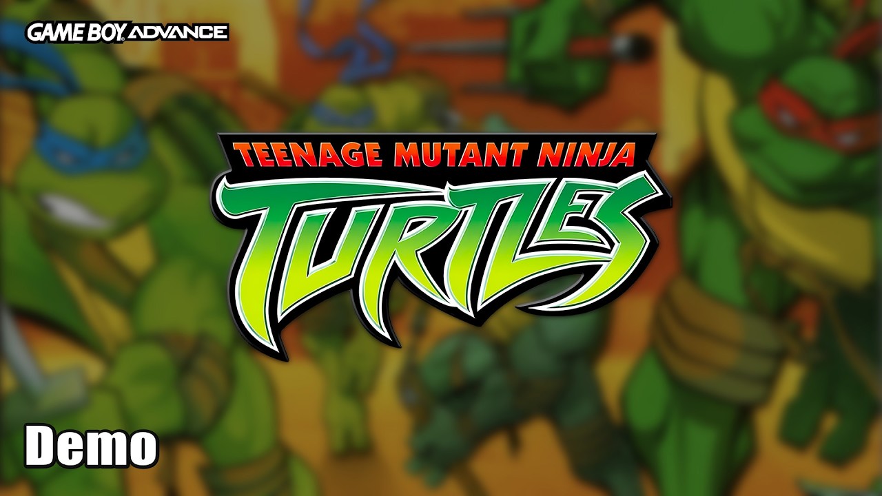 Let's Play Teenage Mutant Ninja Turtles | Demo | Game Boy Advance - Everyone