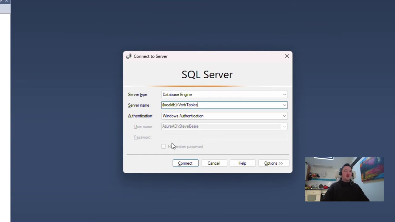 SQL Server Management Studio &mdash; как создать локальное подключение к базе данных и подключиться к ней