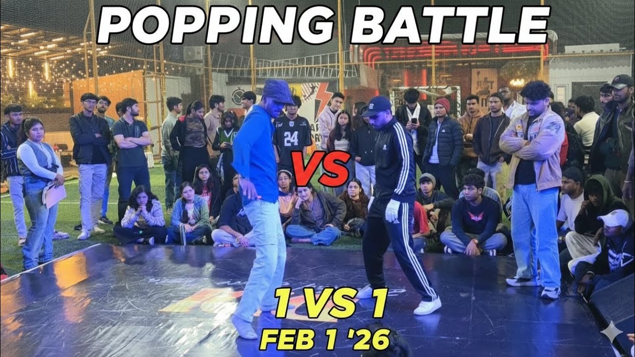 POPPING BATTLE 1 VS 1 CRAZY ROUND #youtube #video #popping #battle #crazy #dance #pop #viral #foryou