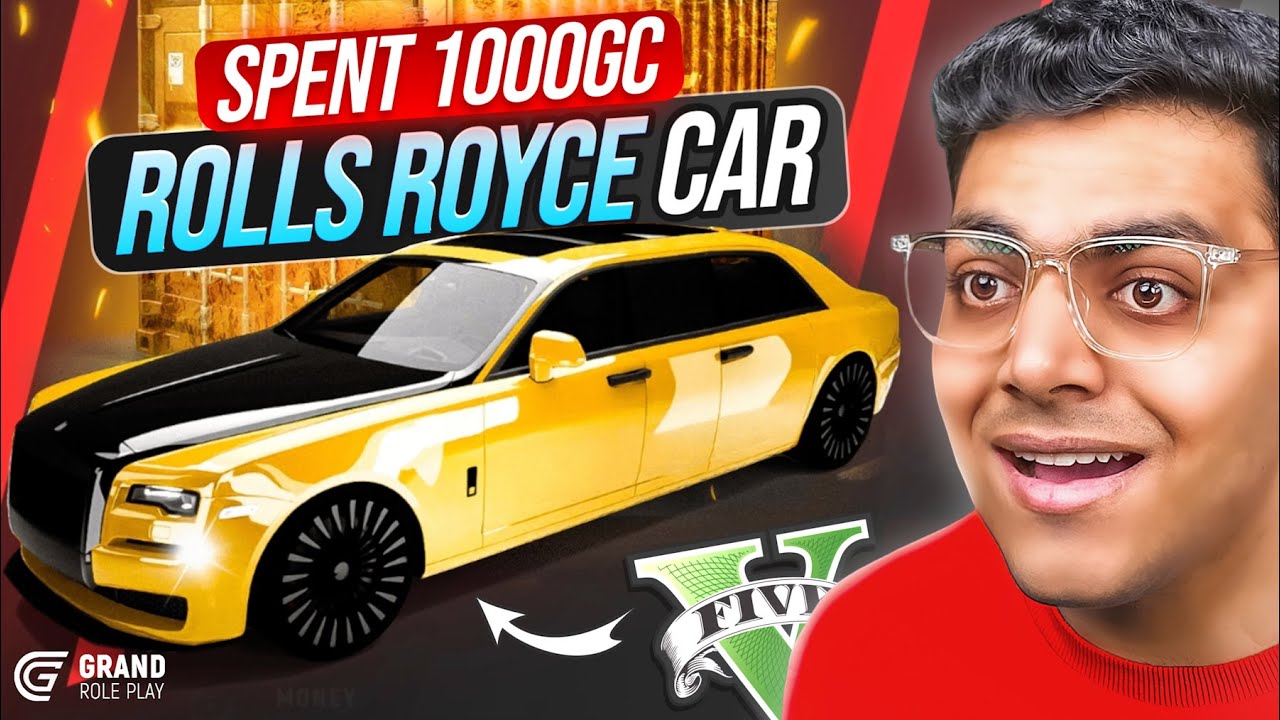FINALLY! I Spent 1000 GC+ To Get The New & LUXURY Rolls Royce In GTA 5 RP 😱