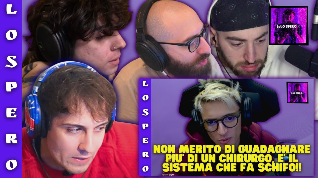 BLUR COMMENTA ZANO CHE PARLA DEI GUADAGNI E TASSE DEGLI STREAMER IN ITALIA! CON MARZA MANUXO E PESH!