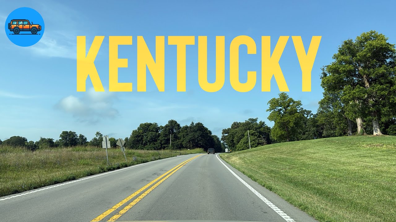 Driving Backroads From Cynthiana to Georgetown in Kentucky 