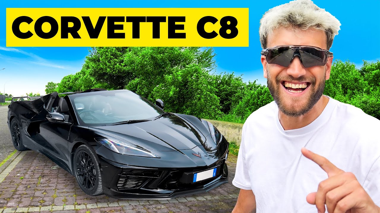 VI MOSTRO LA MIA NUOVA MACCHINA🤩CORVETTE C8 STINGRAY