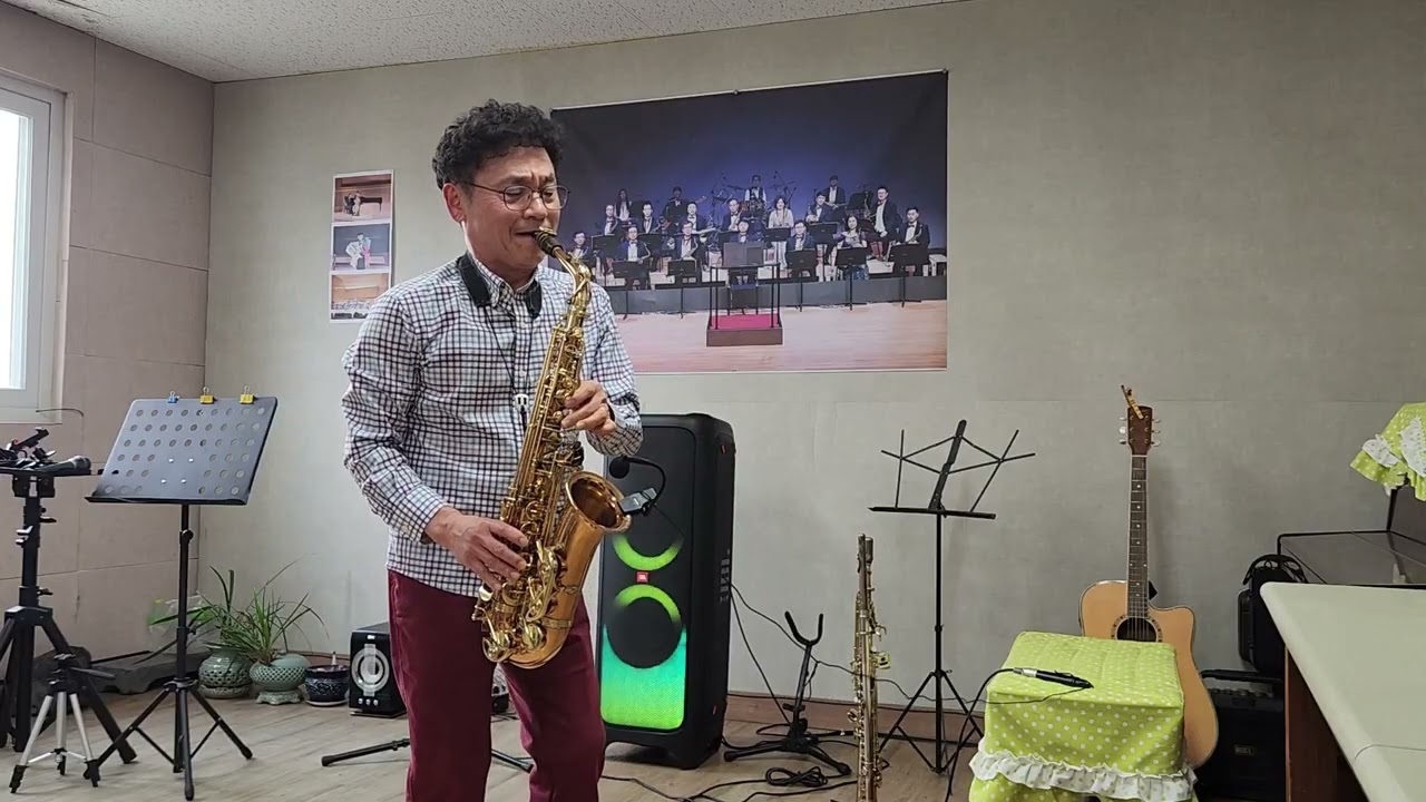 I can't stop loving 외손자 외손녀(나는 외손자 외손녀에게 사랑을 멈출 수 없어요)/색소폰 이승주