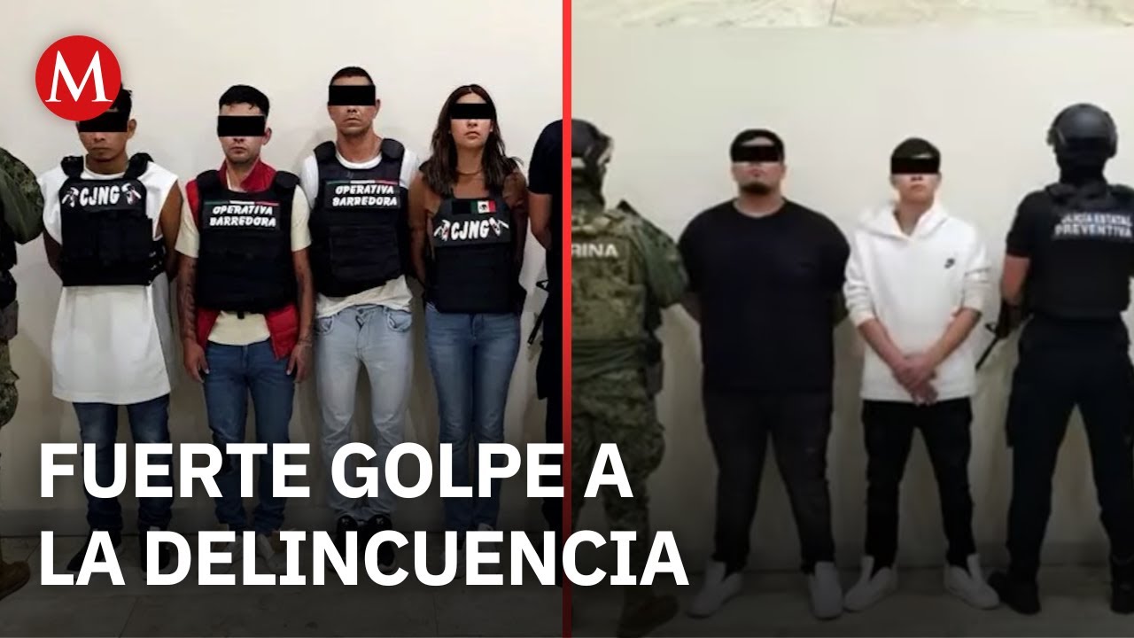 Capturan a seis integrantes de 'La Barredora' en Puebla capital