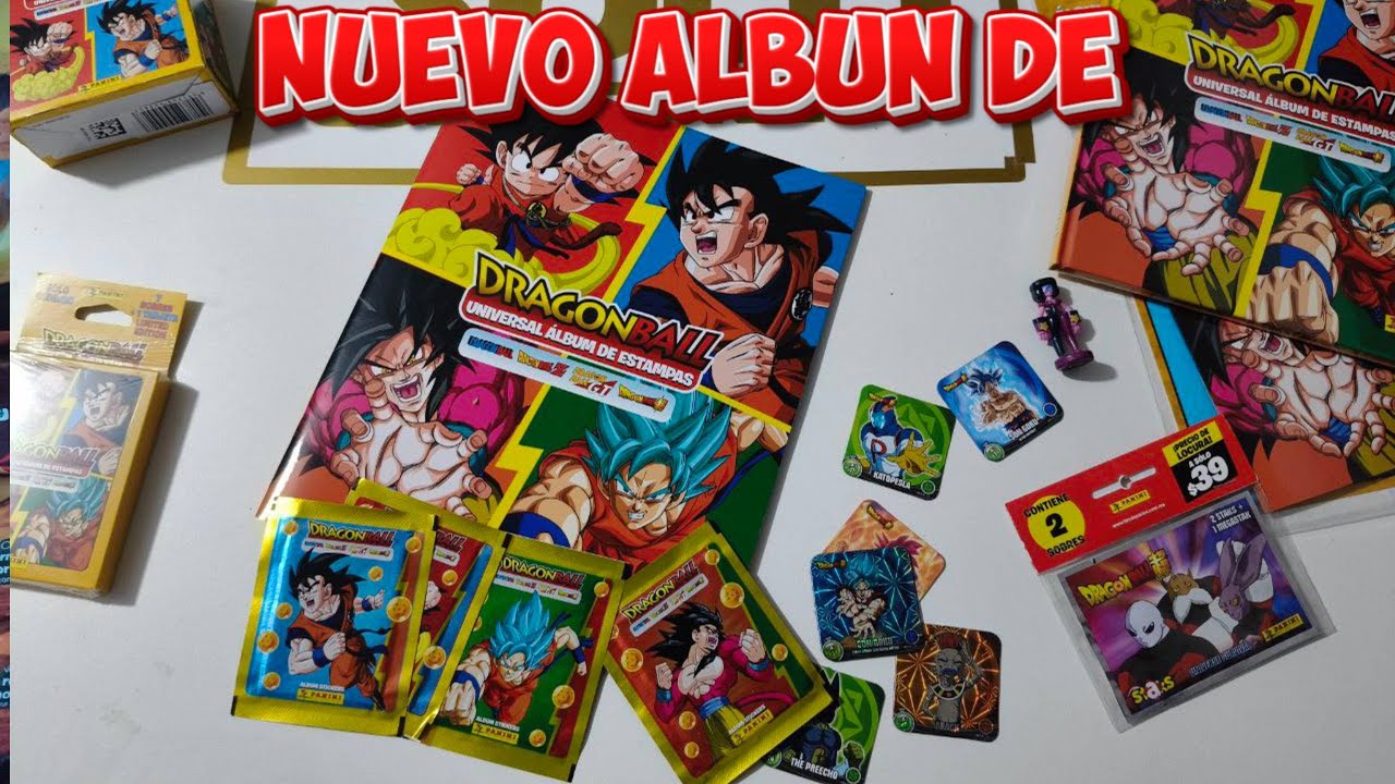 NUEVO ALBUN DE DRAGON BALL  UNIVERSAL