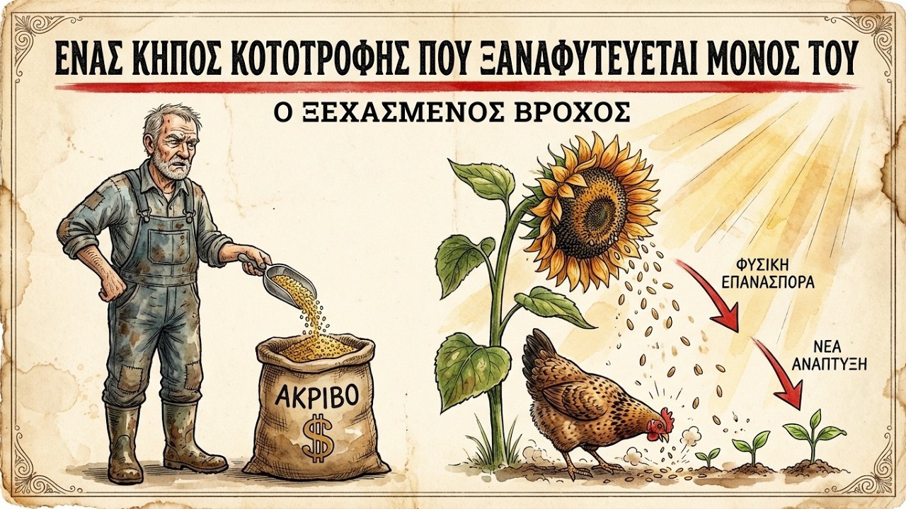 Σταμάτα να Αγοράζεις Ζωοτροφή: Ο Κήπος που Ταΐζει τις Κότες σου Δωρεάν