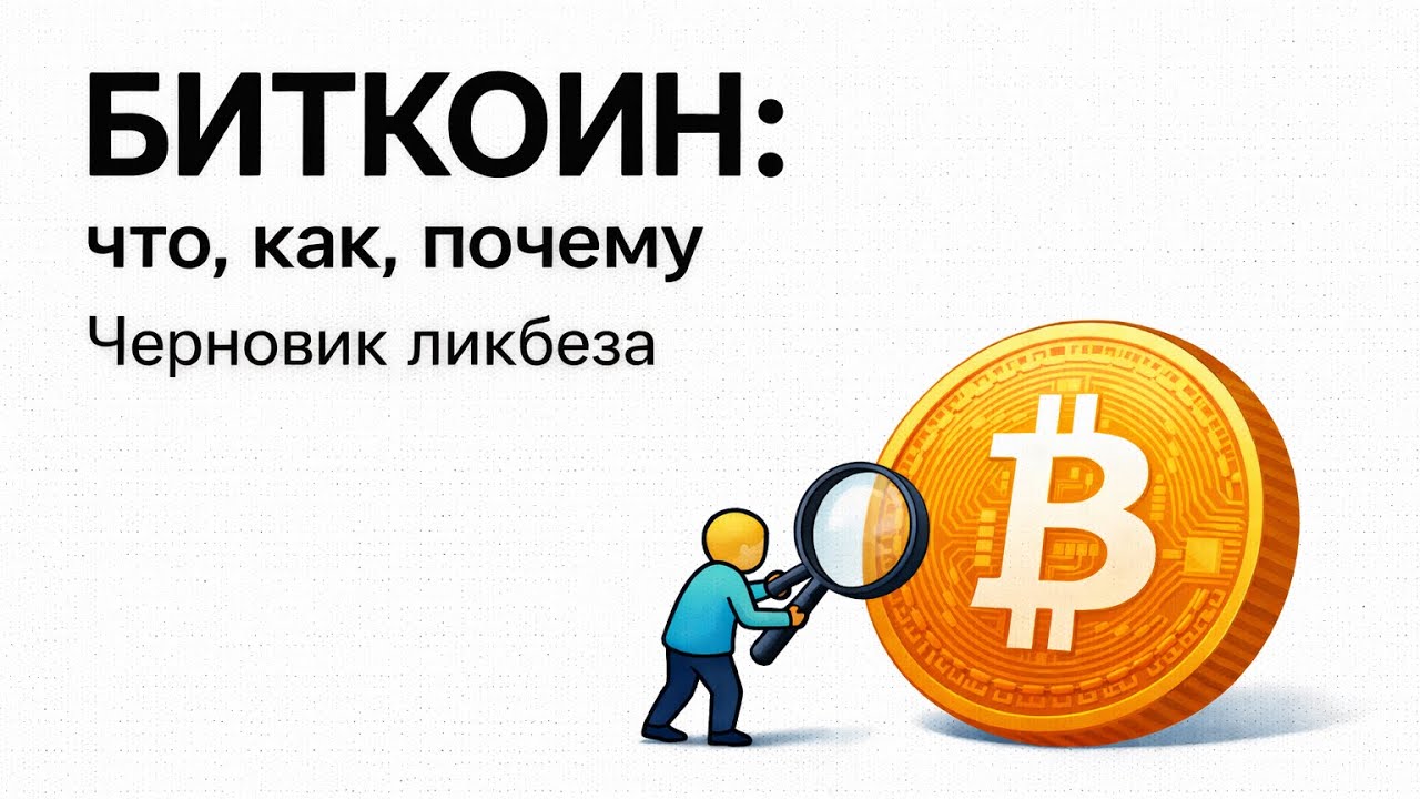 Черновик для ликбеза о биткоине для бабушек и детей школьного возраста