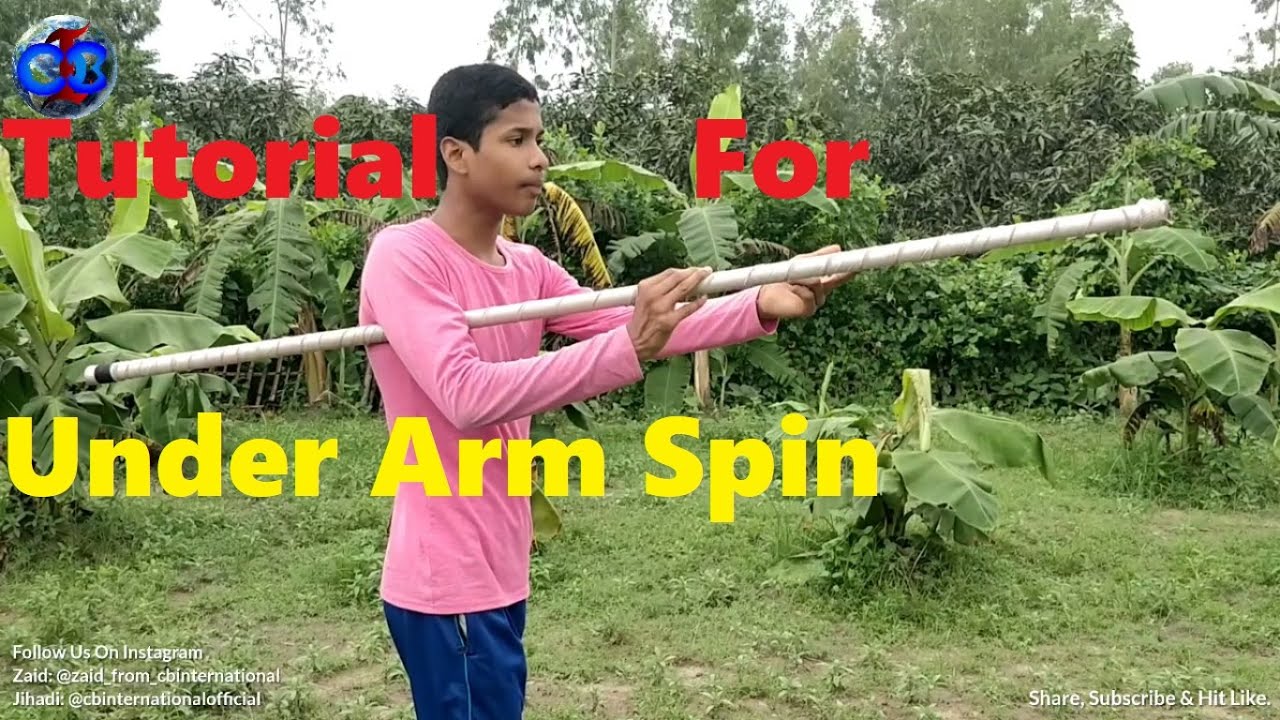 How To Do The Under Arm Spin ll Staff Tutorial By Zaid Chowdhury