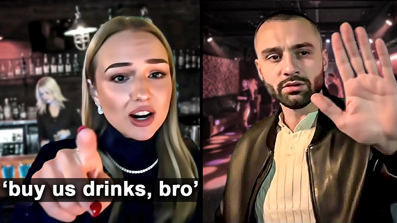 Man REFUSES To Simp For Women Trying To Get Free Drinks...