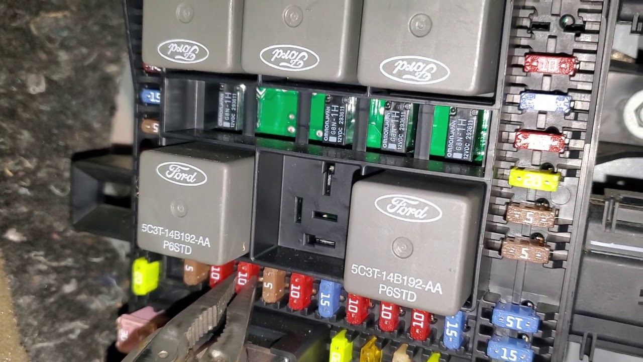 2007 F150 Air Conditioning Fuses & Relay, AC Compressor Relay Location
