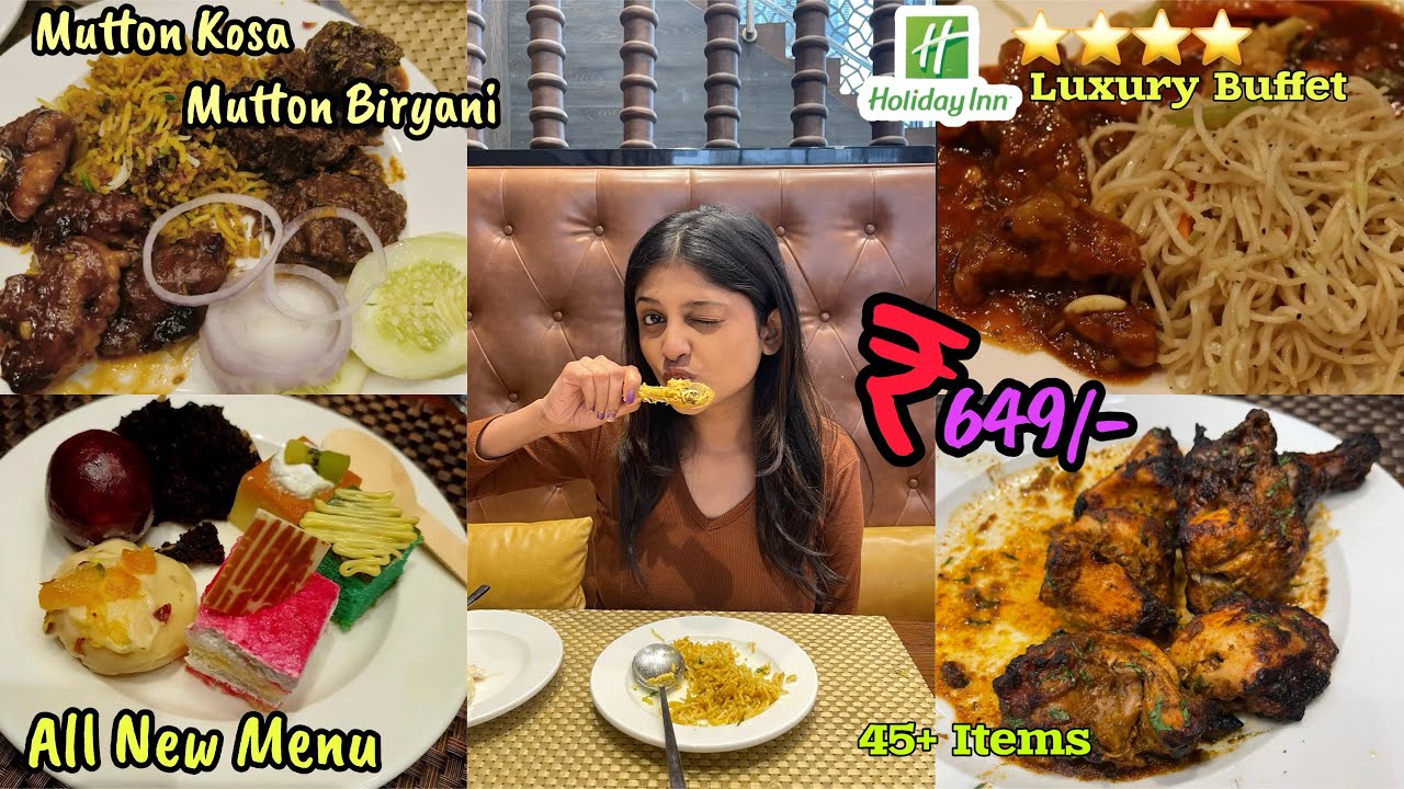 Unlimited Buffet at ₹649/-😮 | Cheapest Luxury Buffet in Kolkata | HolidayInn-Social Kitchen
