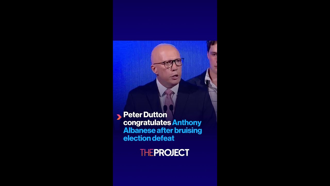 Peter Dutton congratulates Anthony Albanese&nbsp;after bruising election defeat