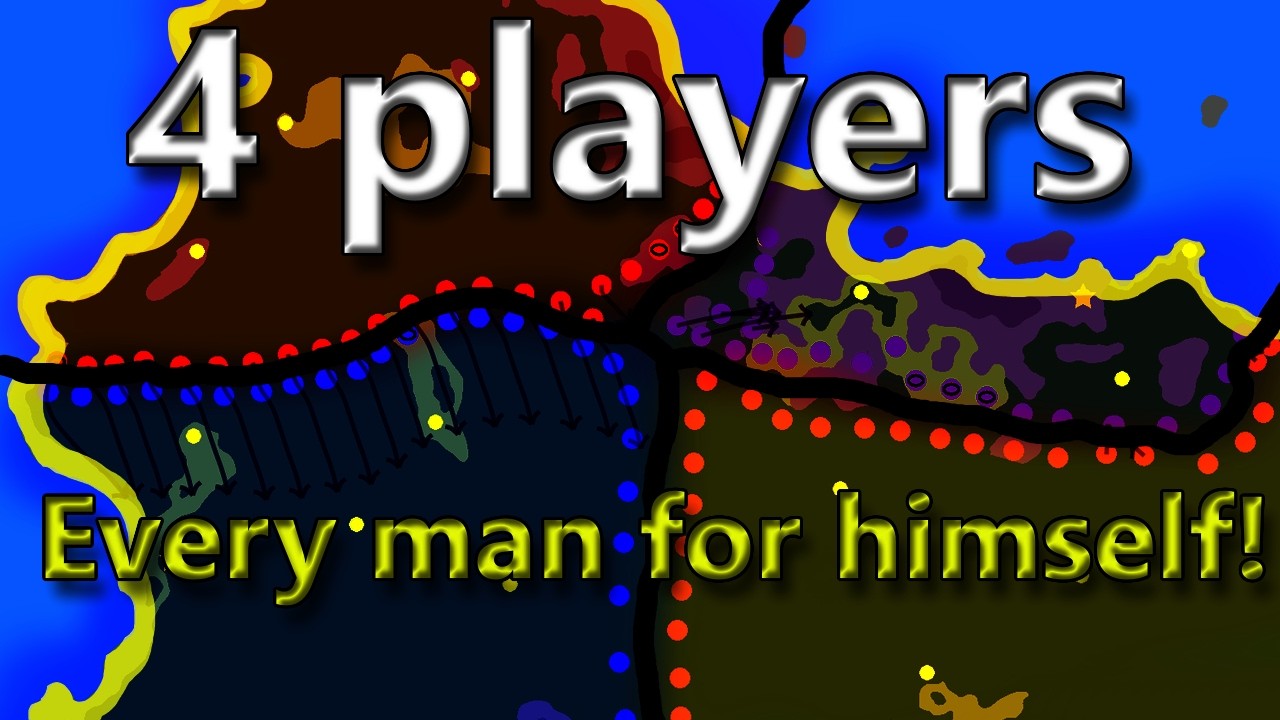 4 players~! | War of Dots