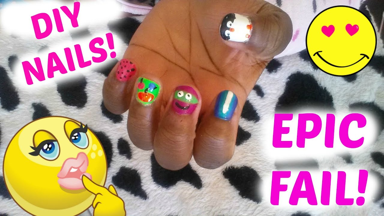 DIY: Nail Art - WORST DESIGNS EVER!