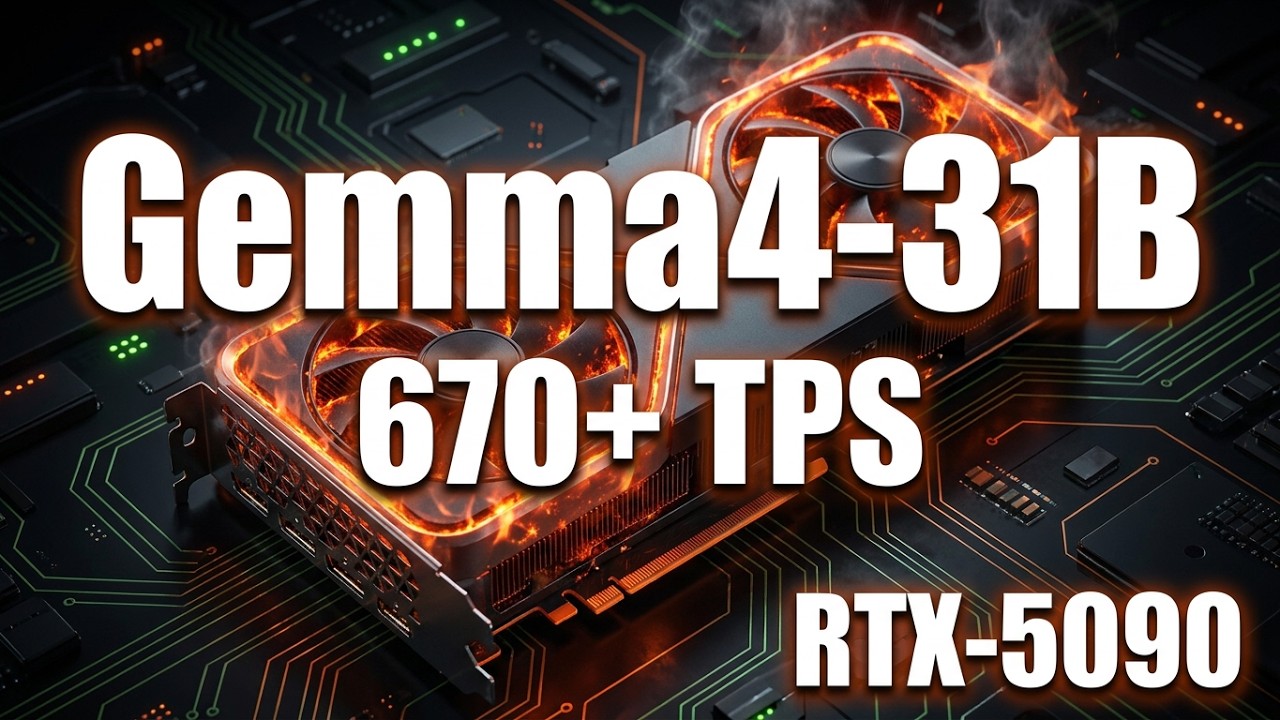 Gemma4-31B QAT W4A16 on RTX 5090 at 670+ TPS 15+ req. Best Local Setup For Small Business