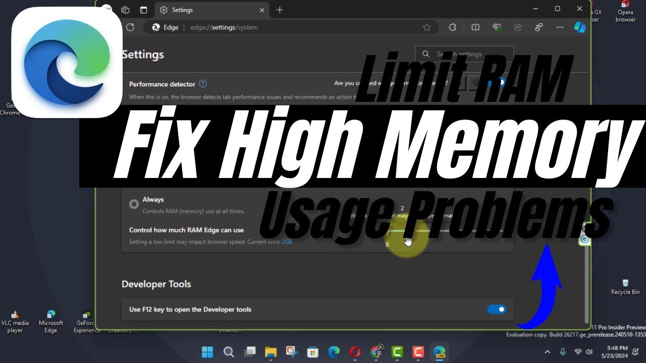 How to Limit RAM to Fix High Memory Usage Problems on Microsoft Edge