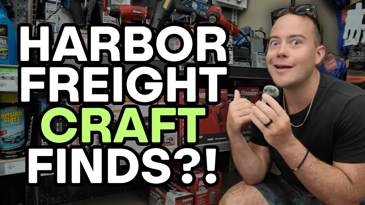 10 Genius Crafting Finds at Harbor Freight! 🤯