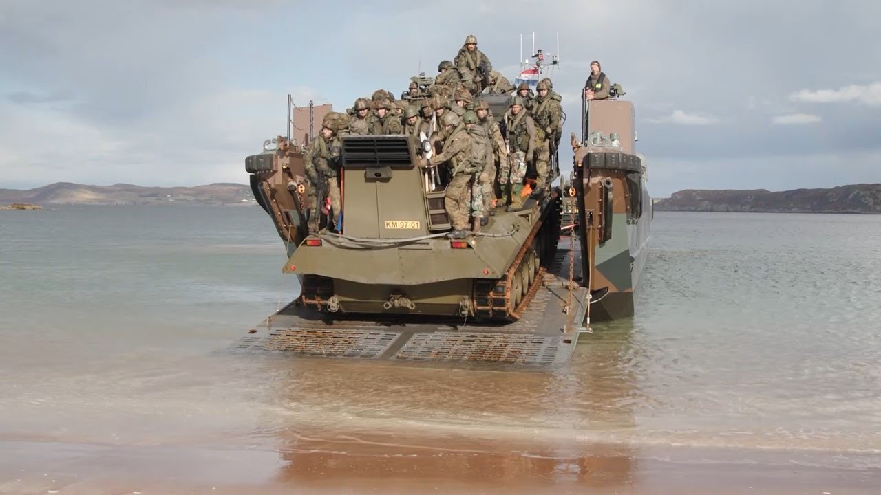 German and Dutch marines taking part in Joint Warrior