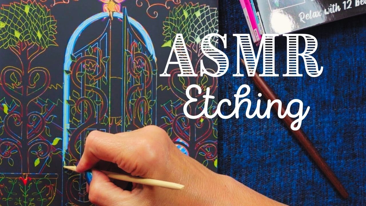 ASMR | Whispered Etching & Chatty Ramble with Kate for Relaxation!