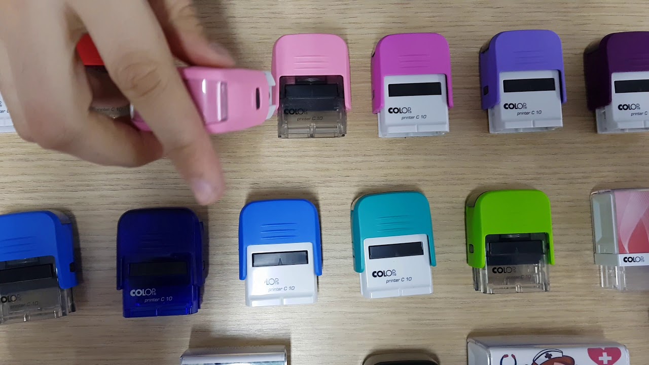 Carimbos personalizados para assinatura