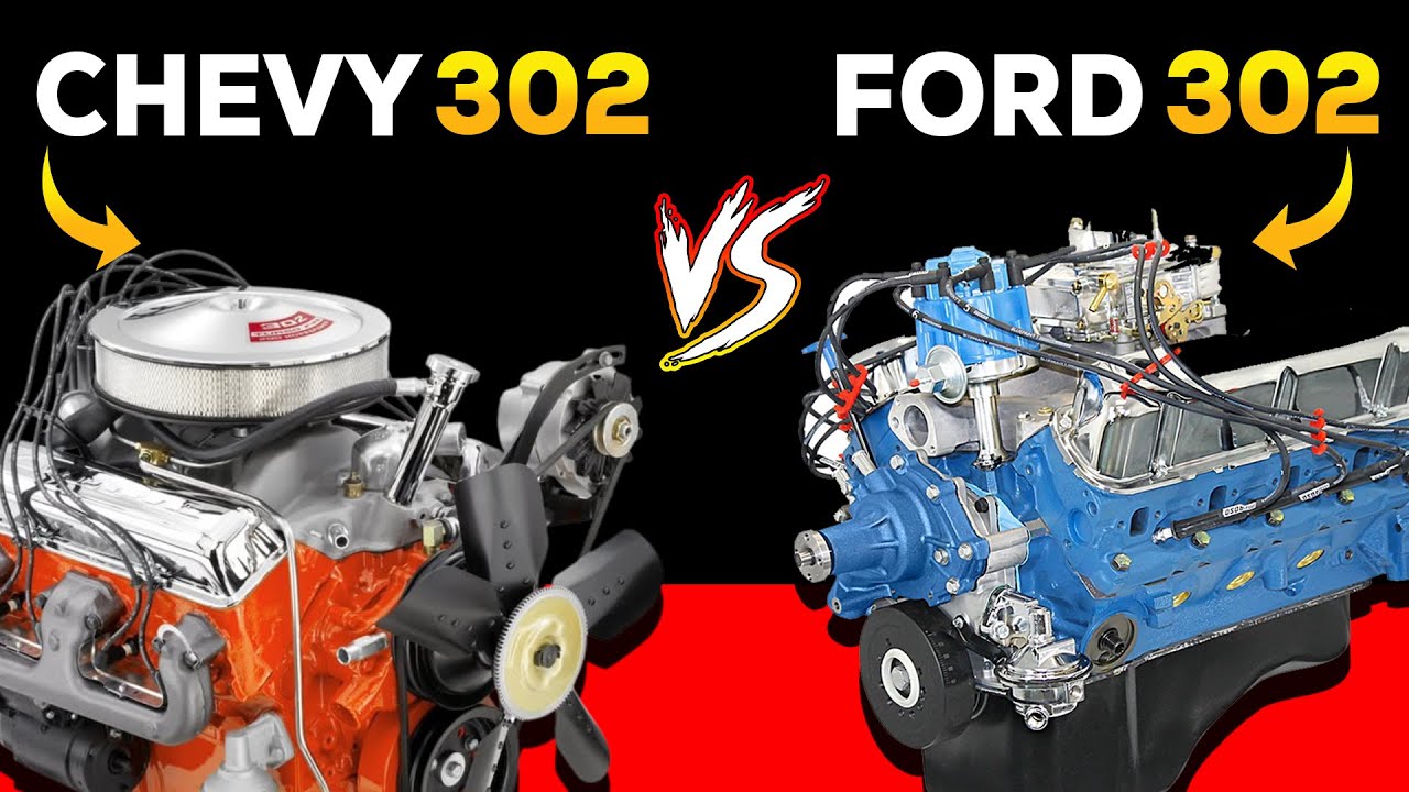 Chevy 302 V8 против Ford 302 V8 | Кто был королём?